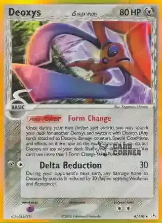 EX Holon Phantoms Kartenliste - Deoxys δ 4/110