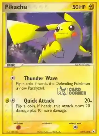 EX Holon Phantoms Kartenliste - Pikachu 78/110