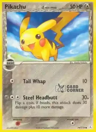 EX Holon Phantoms Kartenliste - Pikachu δ 79/110