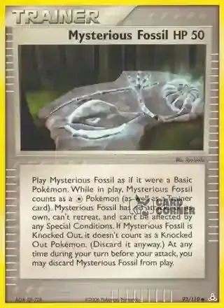 EX Holon Phantoms Kartenliste - Geheimnis-Fossil 92/110