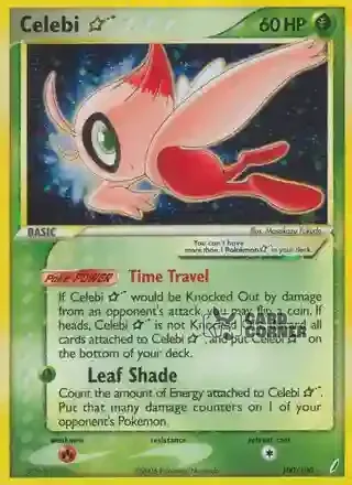 EX Crystal Guardians Kartenliste - Celebi * 100/100