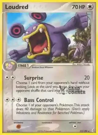 EX Crystal Guardians Kartenliste - Bisaknosp 23/100