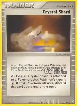 EX Crystal Guardians Kartenliste - Mysteriöses Kristallfragment 76/100
