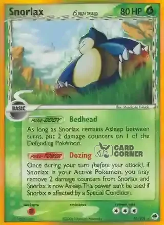 EX Dragon Frontiers Kartenliste - Relaxo δ 10/101