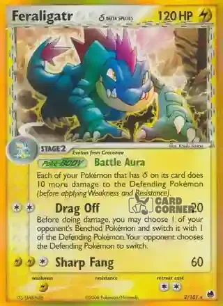 EX Dragon Frontiers Kartenliste - Impergator δ 2/101