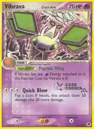 EX Dragon Frontiers Kartenliste - Vibrava δ 24/101