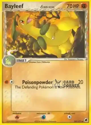 EX Dragon Frontiers Kartenliste - Lorblatt δ 26/101