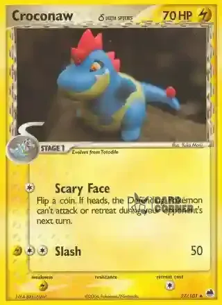 EX Dragon Frontiers Kartenliste - Tyracroc δ 27/101