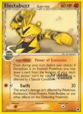 EX Dragon Frontiers Kartenliste - Elektek δ 29/101