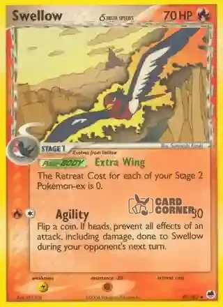 EX Dragon Frontiers Kartenliste - Schwalboss δ 40/101