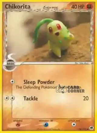 EX Dragon Frontiers Kartenliste - Endivie δ 44/101