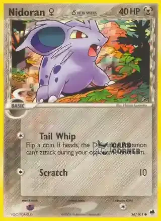EX Dragon Frontiers Kartenliste - Nidoran♀ δ 56/101
