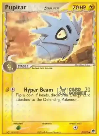 EX Dragon Frontiers Kartenliste - Pupitar δ 59/101