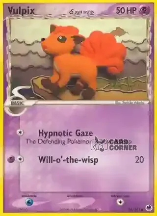 EX Dragon Frontiers Kartenliste - Vulpix δ 70/101