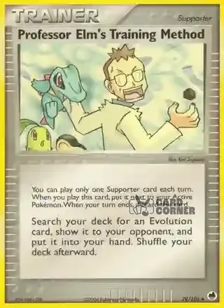 EX Dragon Frontiers Kartenliste - Professor Linds Trainingsmethoden 79/101
