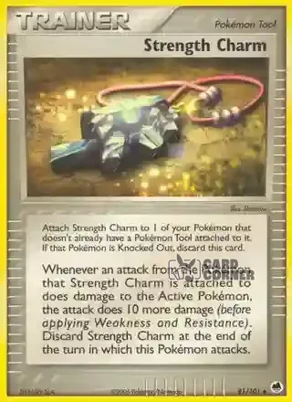 EX Dragon Frontiers Kartenliste - Stärkeamulett 81/101