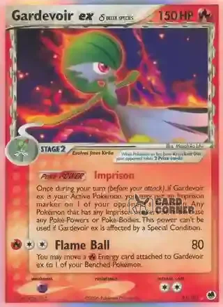 EX Dragon Frontiers Kartenliste - Guardevoir ex δ 93/101