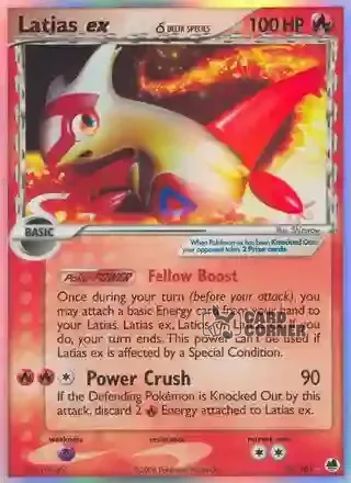 EX Dragon Frontiers Kartenliste - Latias ex δ 95/101