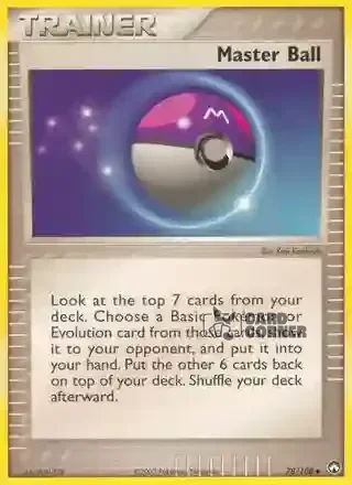 EX Power Keepers Kartenliste - Meisterball 78/108