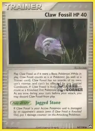 EX Power Keepers Kartenliste - Klauenfossil 84/108