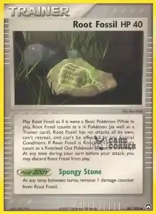 EX Power Keepers Kartenliste - Wurzelfossil 86/108