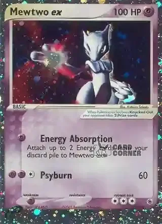 EX Ruby and Sapphire Kartenliste - Mewtu ex 101/109
