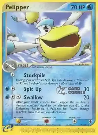 EX Ruby and Sapphire Kartenliste - Pelipper 19/109