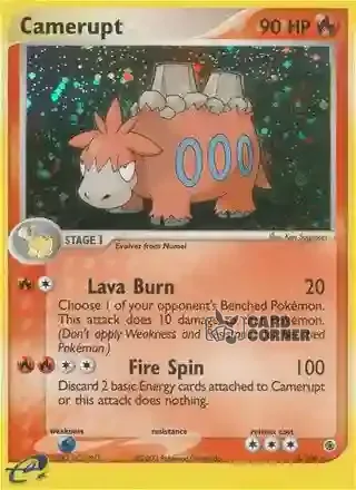 EX Ruby and Sapphire Kartenliste - Camerupt 4/109