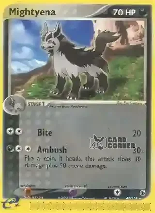 EX Ruby and Sapphire Kartenliste - Magnayen 42/109