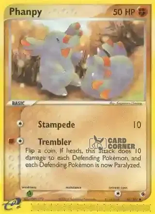 EX Ruby and Sapphire Kartenliste - Phanpy 62/109
