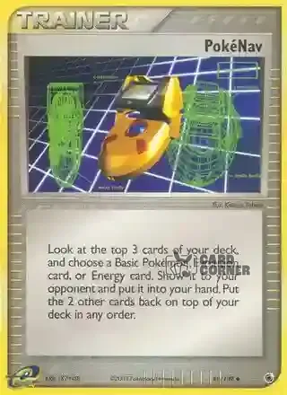 EX Ruby and Sapphire Kartenliste - PokéNav 88/109