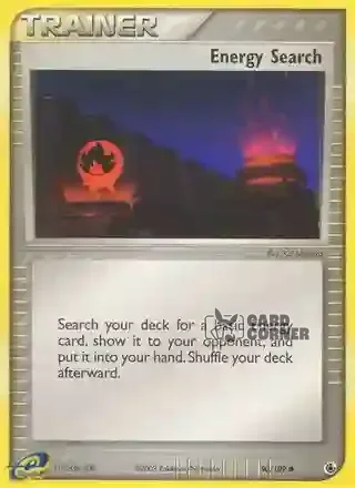 EX Ruby and Sapphire Kartenliste - Energiesuche 90/109