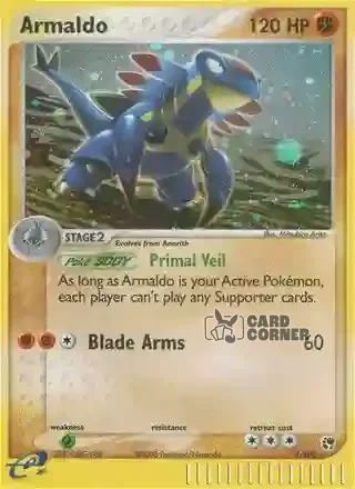 EX Sandstorm Kartenliste - Armaldo 1/100