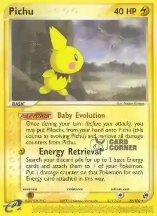 EX Sandstorm Kartenliste - Pichu 20/100