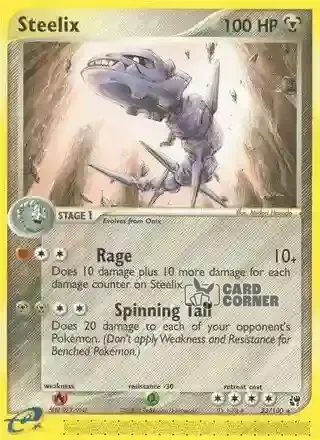 EX Sandstorm Kartenliste - Stahlos 23/100