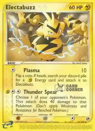 EX Sandstorm Kartenliste - Elektek 35/100