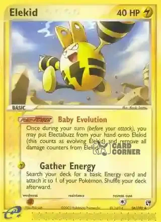 EX Sandstorm Kartenliste - Elekid 36/100