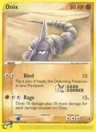 EX Sandstorm Kartenliste - Onix 71/100