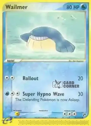 EX Sandstorm Kartenliste - Wailmer 83/100