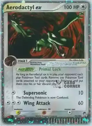 EX Sandstorm Kartenliste - Aerodactyl ex 94/100