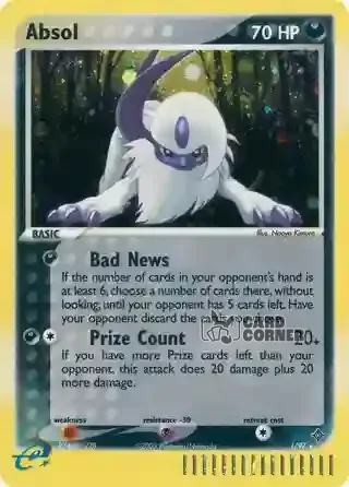 EX Dragon Kartenliste - Absol 1/97