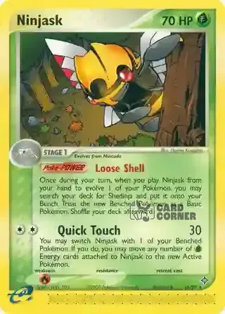 EX Dragon Kartenliste - Ninjask 18/97