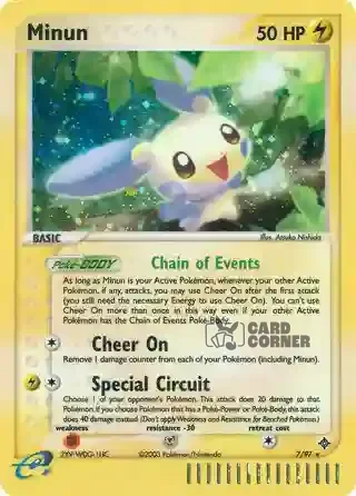 EX Dragon Kartenliste - Minun 7/97