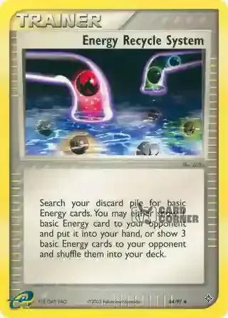 EX Dragon Kartenliste - Energie Wiederverwertung 84/97