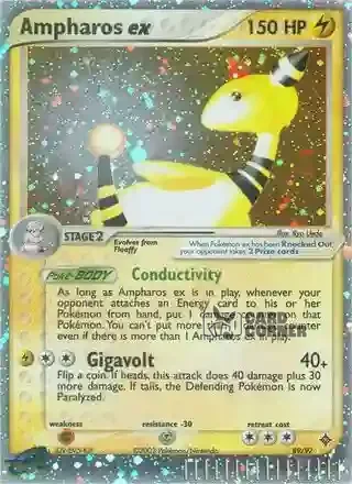 EX Dragon Kartenliste - Ampharos ex 89/97