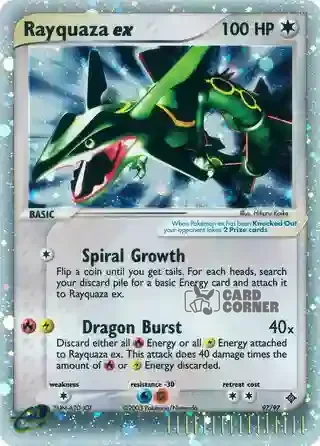 EX Dragon Kartenliste - Rayquaza ex 97/97