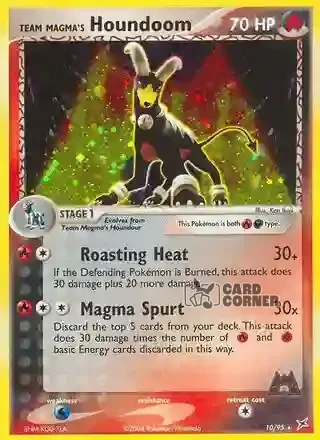 EX Team Magma vs Team Aqua Kartenliste - Team Magmas Hundemon 10/95