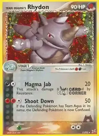 EX Team Magma vs Team Aqua Kartenliste - Team Magmas Rizeros 11/95