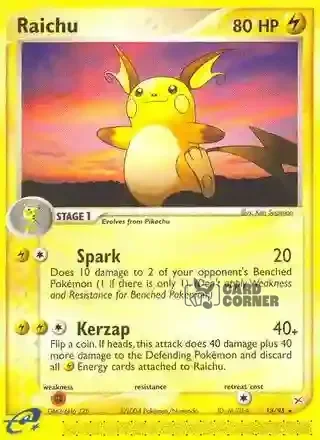 EX Team Magma vs Team Aqua Kartenliste - Raichu 13/95