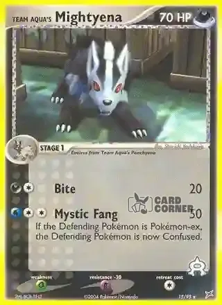 EX Team Magma vs Team Aqua Kartenliste - Team Aquas Magnayen 15/95